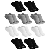 Imagem da oferta MASH Kit 10 Pares Meia Soquete Invisível Cano Baixo Algodão Respirável 3 Brancas - 3 Cinzas - 4 Pretas 39-44