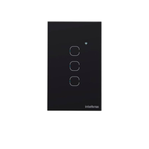 Imagem da oferta Interruptor Touch Inteligente Compatível Com Alexa Com 3 Teclas EWS 1003 Preto Intelbras