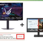 Imagem da oferta Monitor LG OLED UltraGear 27GX704A-B 27" 240Hz QHD 2K 0.03ms (GtG) NVIDIA G-SYNC AMD FreeSync Premium Pro Vesa