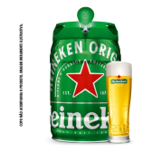 Imagem da oferta Cerveja Premium Heineken Barril 5 Litros