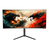 Imagem da oferta Monitor Gamer PCFort Tela Curva 34" QHD 165Hz 1ms DisplayPort e HDMI 99% sRGB Freesync e Gsync - W340V165