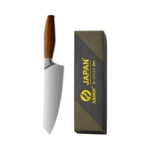 Imagem da oferta Conjunto de Facas de Chef Asakh Japonesas Profissionais - 3 Peças (Santoku Cutelo e Faca para Filé)