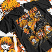 Imagem da oferta Camiseta de Anime - Zenitsu Demon Slayer