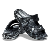 Imagem da oferta Sandália Crocs Baya Marbled Sandal Blackmulti