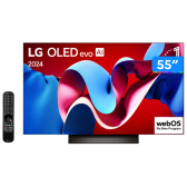 Imagem da oferta Smart TV LG 55" OLED evo AI C4 4K 2024 - OLED55C4PSA.AWZ