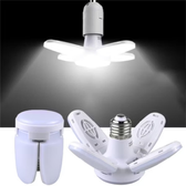 Imagem da oferta Luminária De Teto Dobrável Lâmpada De Pétalas 6000K 28w Para Quarto / Sala De Estar / Casa / E27 Mini Luz De Folhas