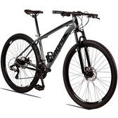 Imagem da oferta Bicicleta aro 29 Dropp Z3 Alumínio Shimano 21 vel marchas freio a disco mecânico com suspensão MTB