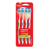 Imagem da oferta Escova de Dente Colgate Classic Clean Macia 4 unidades | Cores Sortidas