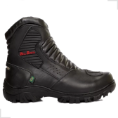 Imagem da oferta Bota Coturno Motoqueiro Masculino Couro Original Oferta
