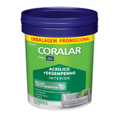Imagem da oferta Tinta Acrílica Coralar Mais Desempenho Branco Balde 20L Coral