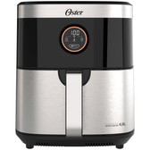 Imagem da oferta Fritadeira Elétrica Sem Óleo Air Fryer 2 em 1 Oster OFRT660 48L com Função Desidratar Black Inox