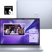 Imagem da oferta Notebook Dell Inspiron 14 Plus Snapdragon X Plus X1P-64-100 16GB SSD 1TB Qualcomm Adreno Tela Touch 14" QHD+ W11 - I14-QCXPLUS-M