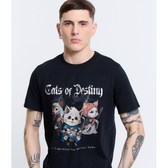 Imagem da oferta Camiseta Regular em Algodão com Estampa Cats of Destiny Tam PP