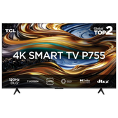 Imagem da oferta Smart TV TCL 75 Polegadas LED 4K P755 WiFi Bluetooth Google TV HDR10+ Dolby Atmos Vision 75P755