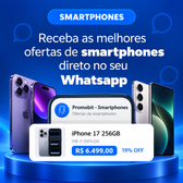 Imagem da oferta Smartphones em oferta! Entre no grupo de WhatsApp e economize!