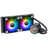 Imagem da oferta Water Cooler SuperFrame ISENGARD ARGB 240mm Intel-AMD Controladora Black SF-W240