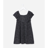 Imagem da oferta Vestido Infantil com Babados e Estampa Poá - Tam 7 a 10 Anos