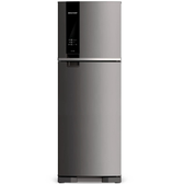Imagem da oferta Geladeira Brastemp Frost Free Duplex 375 litros cor Inox com Espaço Adapt - BRM45JK