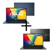 Imagem da oferta Kit Notebooks Asus Vivobook 15 i5-1235U 8GB SSD 512GB KeepOS X1504ZA-NJ983 + Vivobook Go 15 Ryzen 5-7520U 8GB SSD 1TB KeepOS E1504FA-NJ1289