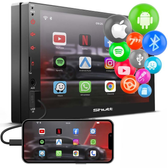 Imagem da oferta Central Multimídia Universal 2 Din 7" Espelha Android IOS Shutt New Miami