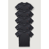 Imagem da oferta kit 5 camisetas brasa preta pica pau bordado reserva