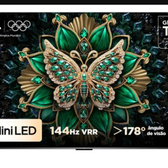 Imagem da oferta Smart TV TCL 65 Poleaadas QLED Mini LED 4K C6K WiFi Bluetooth Gooale TV 4 HDMI 144Hz HDR10+ 65C6K