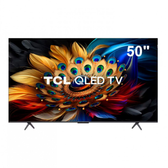 Imagem da oferta Smart TV 50 QLED 4K TCL 50C655 com Processador AIPQ Google TV HDR10+ Wi-Fi Dual Band Bluetooth Integrado Google Ass