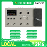 Imagem da oferta SONICAKE Matribox II Pro Brasil 4.3 "color touch screen Guitarra Bass Amp Modeling IR Multi-Efeitos com Pedal de Express