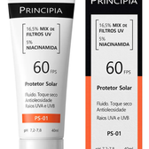 Imagem da oferta Protetor Solar facial Principia PS-01 FPS 60 - 40ml