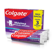 Imagem da oferta Creme Dental Colgate Máxima Proteção Anticáries Mais Neutraçúcar - 3 Unidades 70g Cada