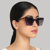 Imagem da oferta Óculos de Sol Life Quadrado em Acetato Roxo