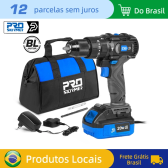 Imagem da oferta Parafusadeira Prostormer 60nm Impact 20V