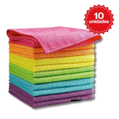 Imagem da oferta Kit 10 Panos De Limpeza Microfibra alta absorção Multiuso