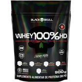 Imagem da oferta Refil Whey 100% Hd Chocolate 900G Black Skull
