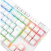 Imagem da oferta Redragon TECLADO OPTICO GAMER MAGIC-WAND PRO RGB BRANCO SWITCH MARROM ABNT2