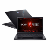 Imagem da oferta Notebook Gamer Acer Nitro V15 com Processador Intel Core i5 13° Geração 512GB SSD 8GB RAM Tela 15.6 Full HD e L