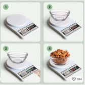 Imagem da oferta Balança Digital De Alta Precisão 1g À 10kg Cozinha Dieta Fitness