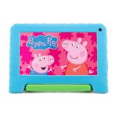 Imagem da oferta Tablet Infantil Peppa Pig com Controle Parental 4GB RAM + 64GB + Tela 7 pol + Case + Wi-fi + Android 13 + Quad Core Mult