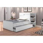 Imagem da oferta Bicama Baú Solteiro 2 Gavetas Iris