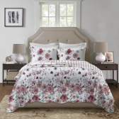 Imagem da oferta Kit Colcha Cobre Leito Casal Boutis Matelado Costurado