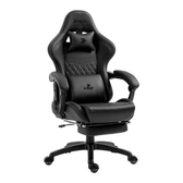 Imagem da oferta Cadeira Gamer KBM! GAMING Tempest CG600 Preta Com Almofadas Descanso Para Pernas Retrátil Reclinável - KGCG600PT