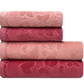 Imagem da oferta Jogo de Toalhas Banho e Rosto Dohler 100 Algodão Aveludada Romance