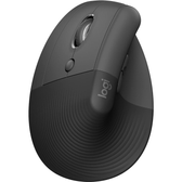 Imagem da oferta Logitech Mouse Sem Fio Lift Left Grafite Vertical Com Design Ergonômico Conexão Bluetooth ou USB Logi Bolt Cliques Sil