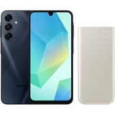 Imagem da oferta Samsung Combo A16 5G 128GB - Azul Escuro + Bateria Carregador Portátil 2x USB-C 10000mAh Super Rápida 25W - Bege