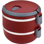 Imagem da oferta Lunch Box Marmita Dupla Microondas Vermelho 1,4L - Euro Home