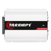 Imagem da oferta Modulo Taramps Som 800w Ds800x4 2 Ohms Entrada Rca e Fio T800 4 Canais Potencia 800 Watts Estereo Automotivo Ds 800 Rms