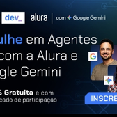 Imagem da oferta Curso Gratuito: Imersão DEV Agentes De IA Com Google Gemini RAG e LangGraph