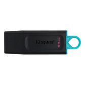 Imagem da oferta Kit Pen Drive 64GB Kingston DataTraveler Exodia USB 3.2 Preto e Azul - DTX/64GB