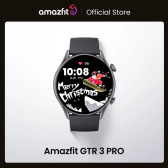 Imagem da oferta Amazfit gtr 3 pro gtr3 pro GTR-3 pro 46mm smartwatch amoled display zepp os app 12 dias relógio de vida útil da bateri