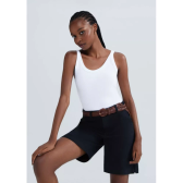 Imagem da oferta Regata Básica Feminina Modelagem Slim Em Riba